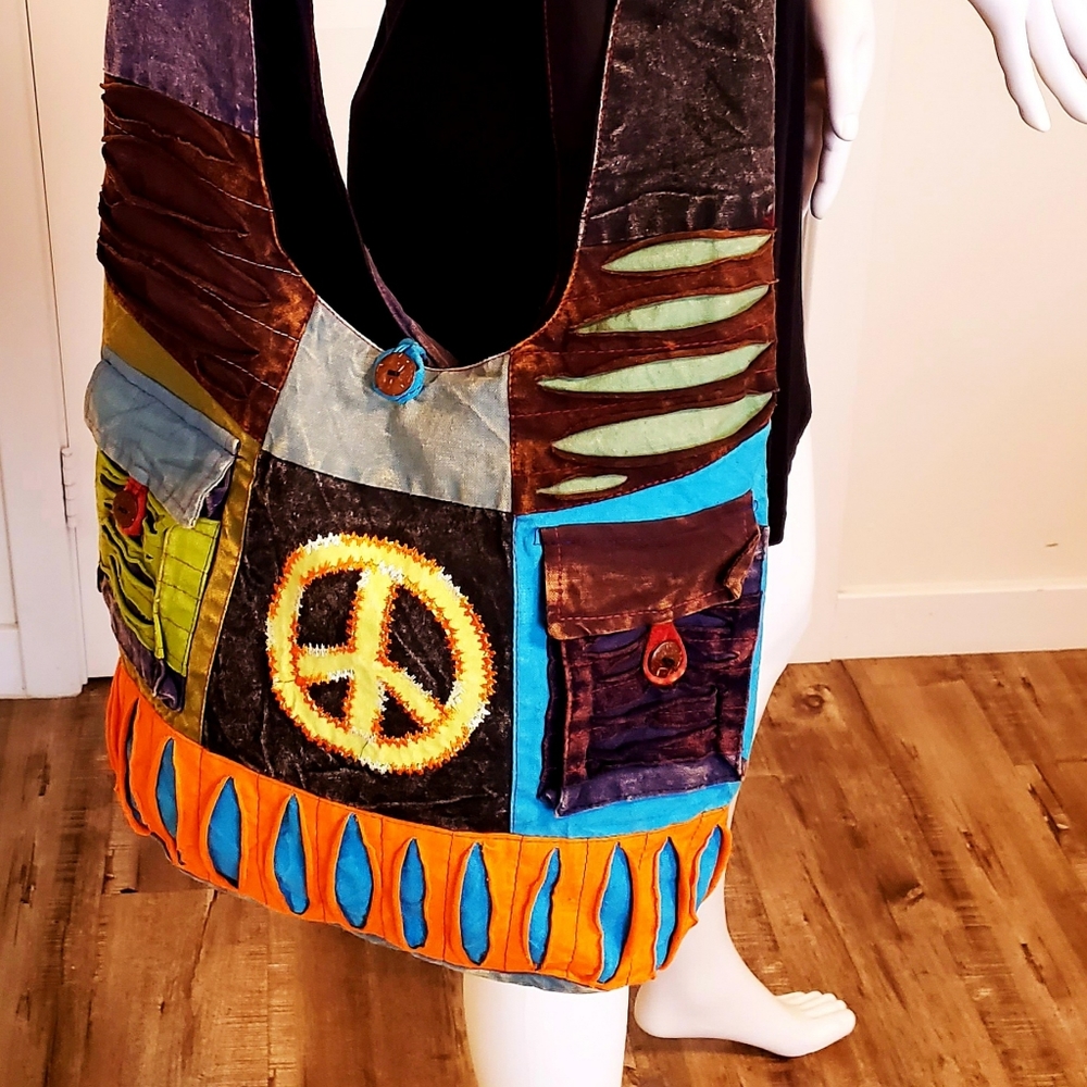 BOHO Crossbody Patchwork HoBo Bag NEW